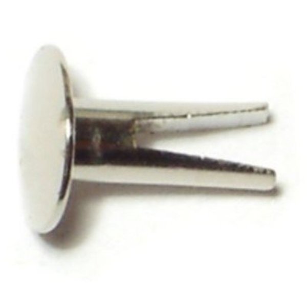 Midwest Fastener Split Rivet, Truss Head, 5/32 in Dia., 3/8 in L, Steel Body, 90 PK 61863